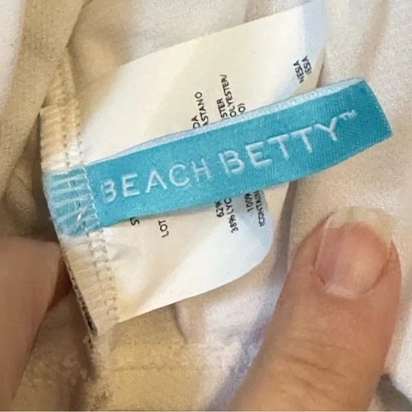 Beach Betty Zebra Print One Piece Swim Suit Sz Medium New NWT - Picture 2 of 9